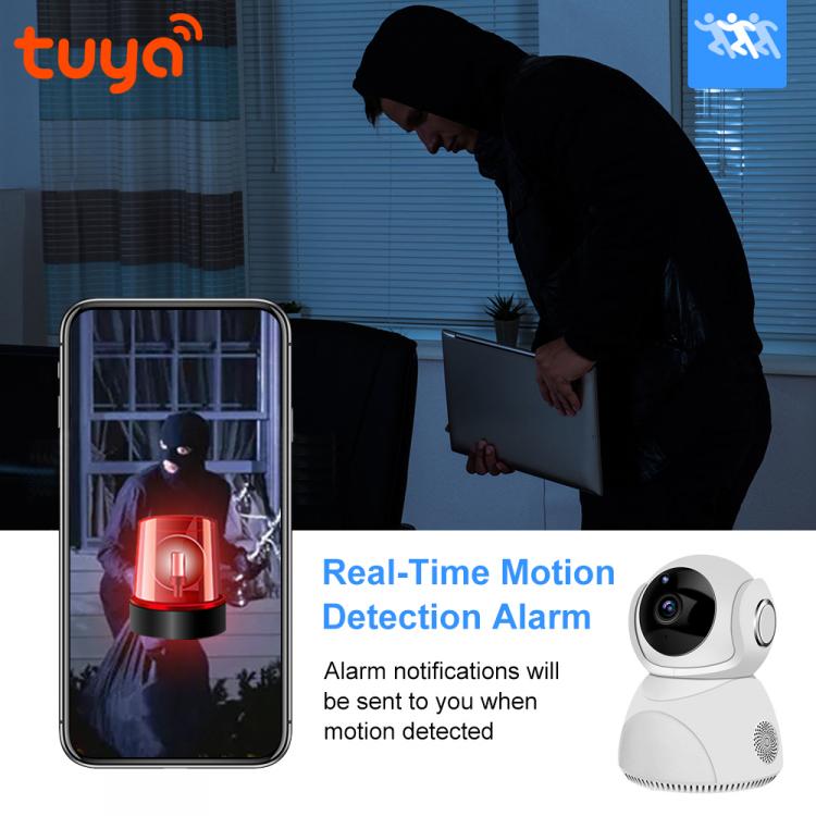 家用WIFI無線網(wǎng)絡(luò)攝像機(jī)高清300萬(wàn)TUYA涂鴉智能3MP監(jiān)控?cái)z像頭YT20 室內(nèi)網(wǎng)絡(luò)攝像機(jī) 第2張