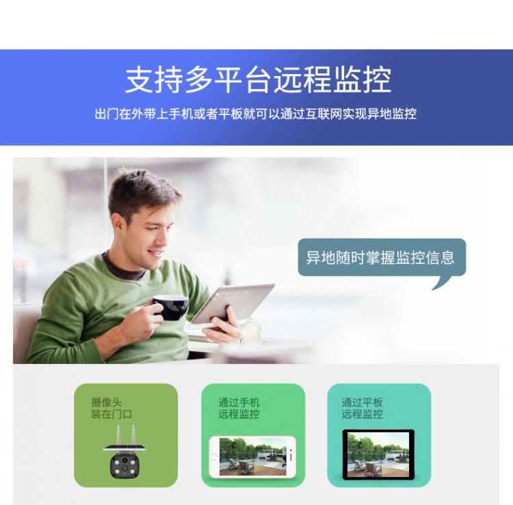 涂鴉智能4G太陽能監(jiān)控?zé)o線低功耗室外防水槍機(jī)Tuya攝像機(jī)電池攝像頭 4G太陽能攝像機(jī) 第19張