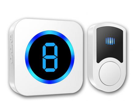 交流供電無(wú)線家用防水門(mén)鈴M15G遠(yuǎn)距離300米傳輸55首鈴聲美規(guī)歐規(guī)英規(guī)澳規(guī)日規(guī)插頭無(wú)線門(mén)鈴