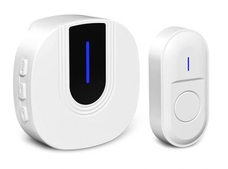 交流供電無(wú)線家用防水門(mén)鈴300米遠(yuǎn)距離傳輸55首鈴聲美規(guī)歐規(guī)英規(guī)澳規(guī)日規(guī)插頭無(wú)線門(mén)鈴N99D