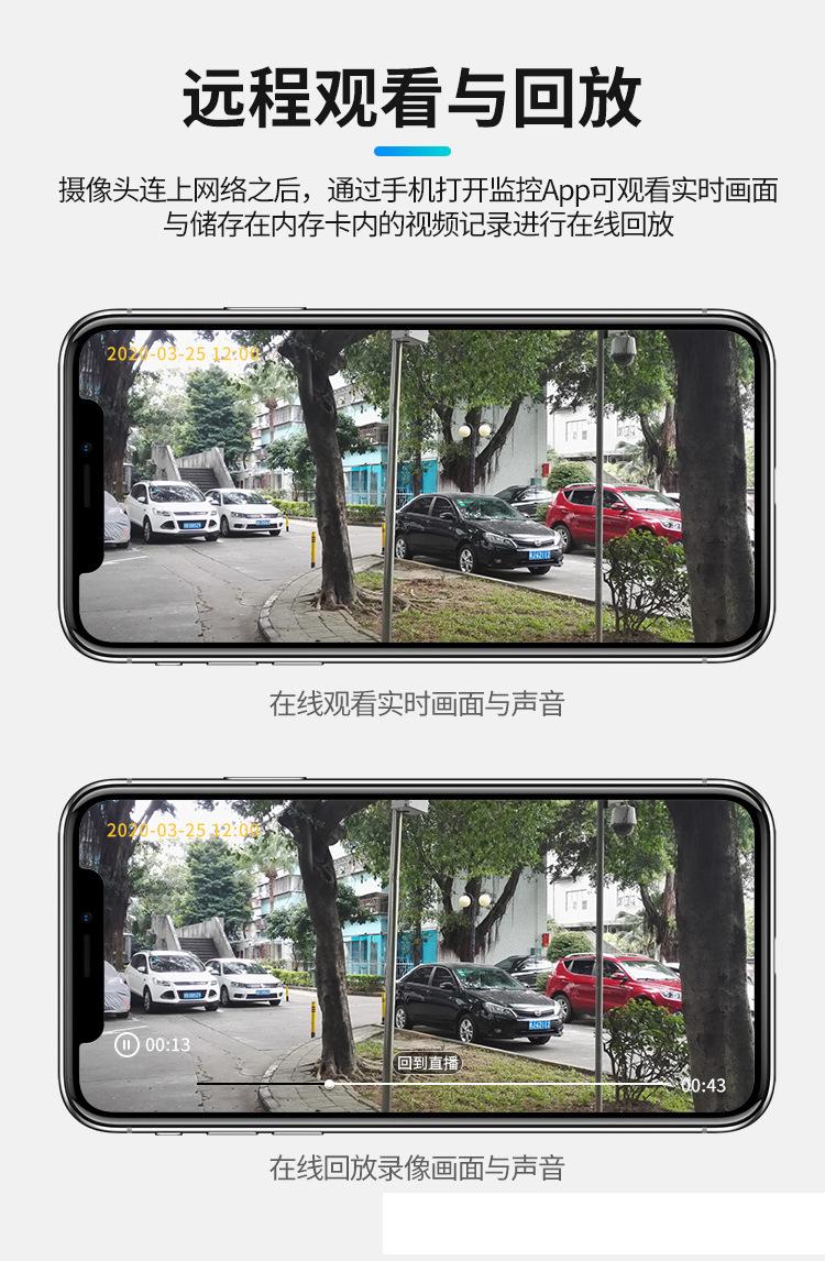 跨境外貿(mào)出口涂鴉攝像頭戶外太陽能監(jiān)控TUYA攝像機(jī)低功耗WIFI無線4G夜視防水球機(jī)廠家批發(fā)手機(jī)APP實時監(jiān)控 品牌動態(tài) 第10張